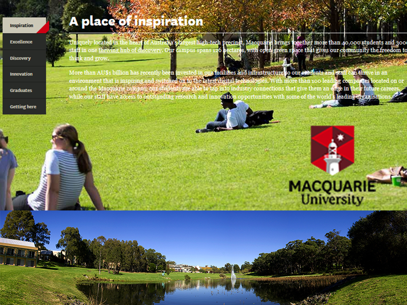 Portals for Macquarie University